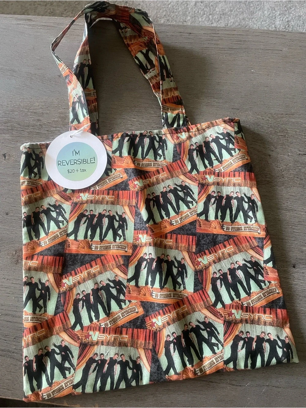 *NSYNC Reversible Tote Bag